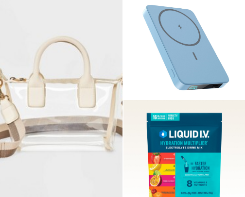 concert necessities! cover photo collage