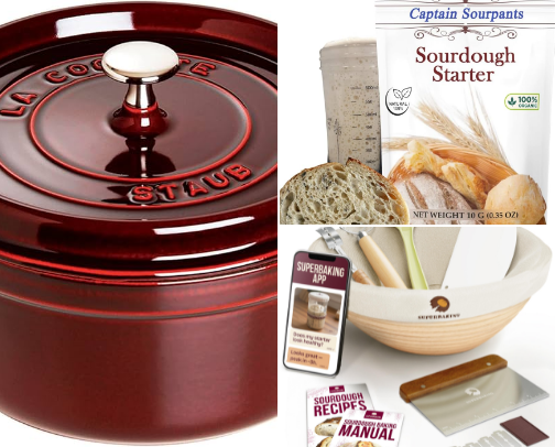 Sourdough Bread Baking Must Haves cover photo collage
