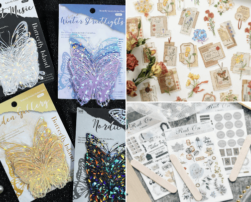 Sticker Collection for Journaling cover photo collage