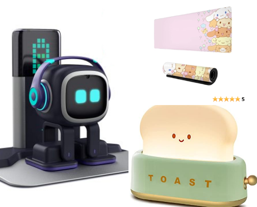 cute and kawaii desk accessories! cover photo collage