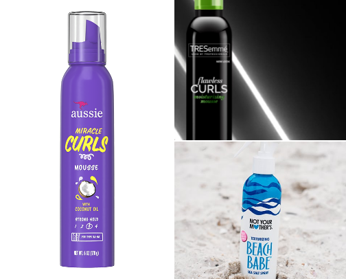 Products that I use on my stubborn hair cover photo collage