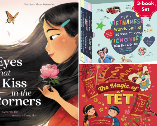 Asian American/Inclusive Children's books cover photo collage