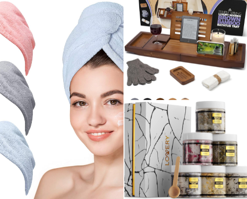 Shower or bath. Whichever you prefer! cover photo collage