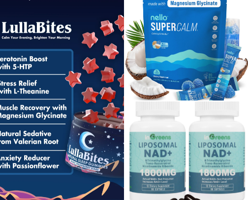 Vitamins & Supplements that I take every day 🌟 cover photo collage