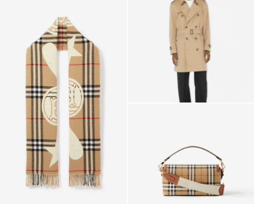 burberry cover photo collage