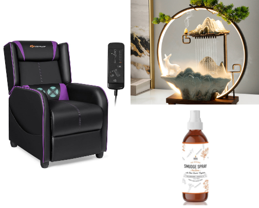 Self-Care Essentials: Rituals for Rest, Renewal & Inner Balance cover photo collage