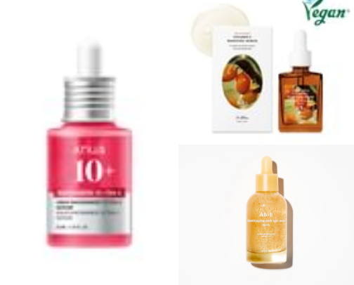 Some of Best brightening korean serums cover photo collage