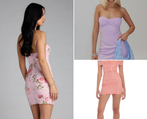 Homecoming Dresses cover photo collage