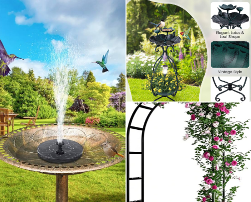 Spring Outdoor Amazon Finds (Garden + Patio Vibes) cover photo collage