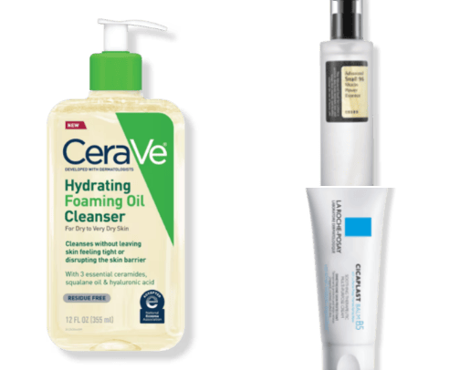 must have skincare products for dry skin cover photo collage