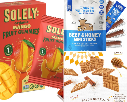 Better for them: kids snacks cover photo collage