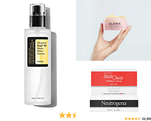 skin care🤍 cover photo collage