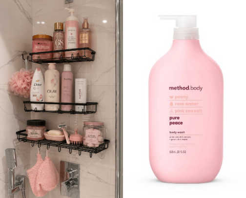 my shower routine cover photo collage