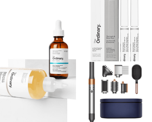 Hair care cover photo collage