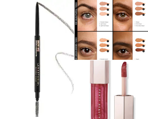 High quality makeup brands cover photo collage