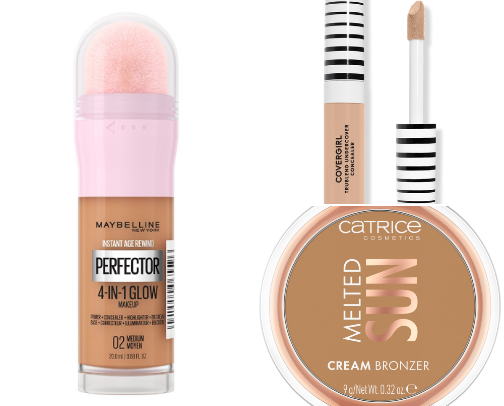 Affordable makeup just as good as high end cover photo collage