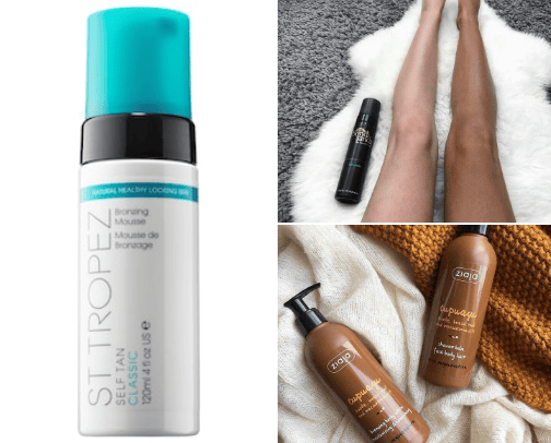 Self-tanning products☀️🥰 cover photo collage