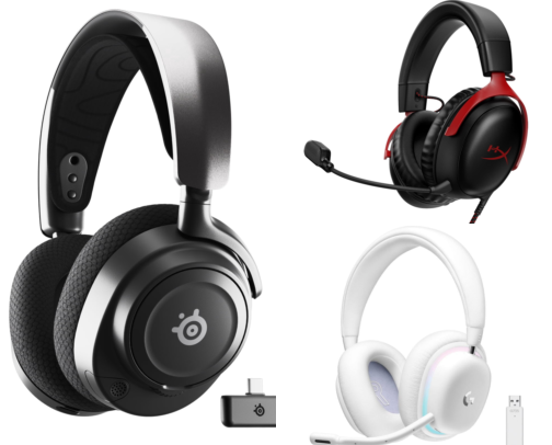 I Tried 7 Gaming Headsets to Find Ones That Don't Crush My Skull cover photo collage