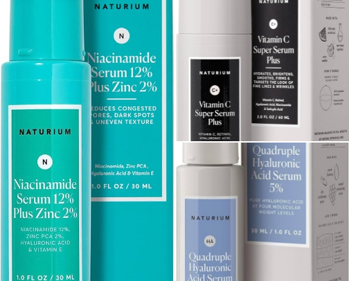 My 55 Year Old Skin Routine with Naturium (Simple, Effective, and Amazon Easy) cover photo collage