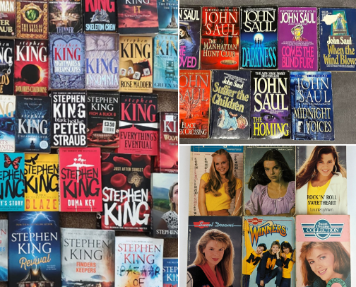 Books of all Genres cover photo collage