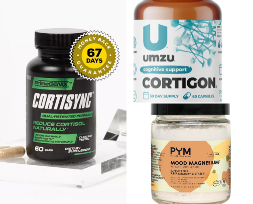 Best Cortisol Support Supplements for Stress Relief, Mood Balance & Better Sleep cover photo collage