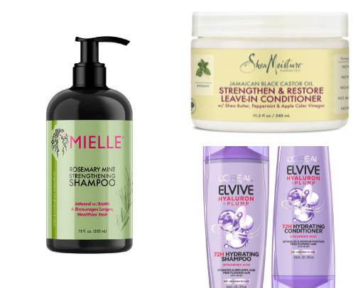 Natural hair care cover photo collage