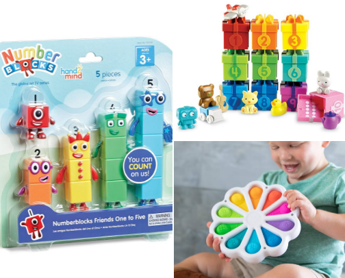Toys for Counting cover photo collage