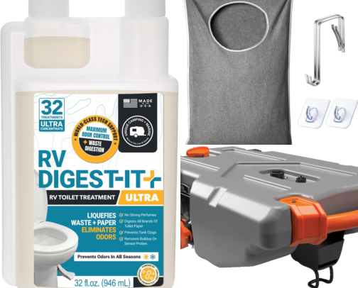RV must haves cover photo collage
