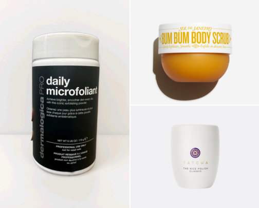 Face Scrubs for Stubborn Texture cover photo collage