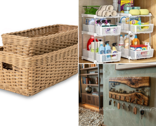 Organize your Home! and keep it on trend!! cover photo collage