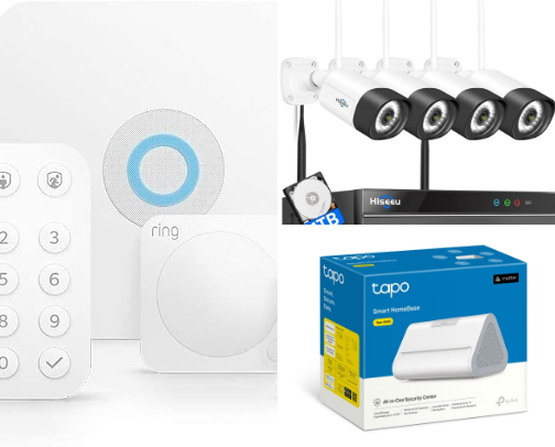 Modern Home Security Systems cover photo collage