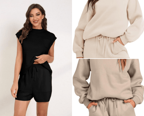 Loungewear Sets cover photo collage