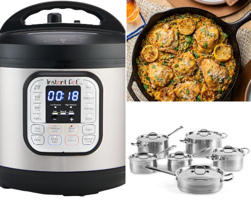Kitchen items that make cooking for yourself fun! cover photo collage