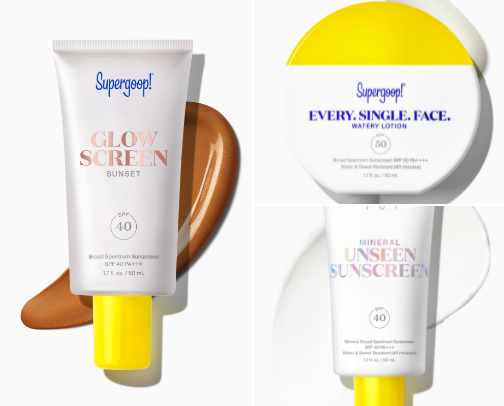 Supergoop! Sun Protection Must-Haves cover photo collage