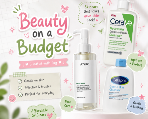 Beauty on a Budget cover photo collage