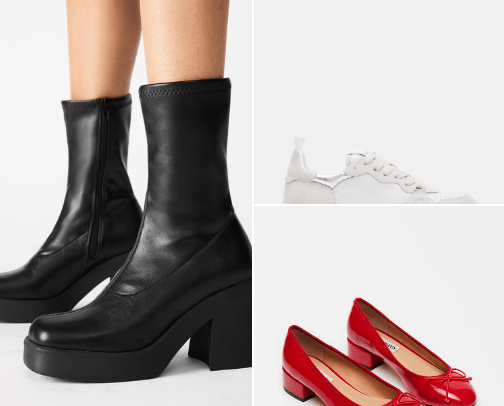 Steve Madden shoes cover photo collage