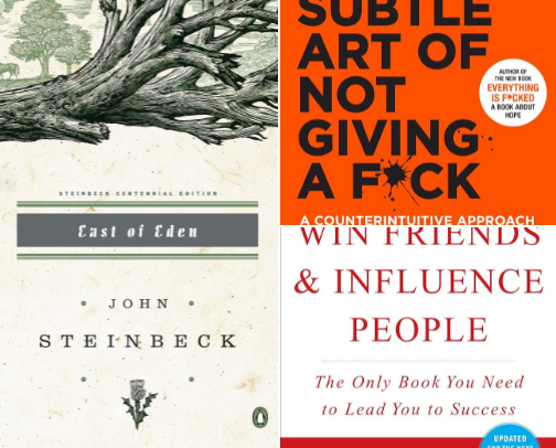 My favorite book recommendations cover photo collage