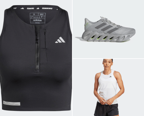 Stay Stylish While Running cover photo collage