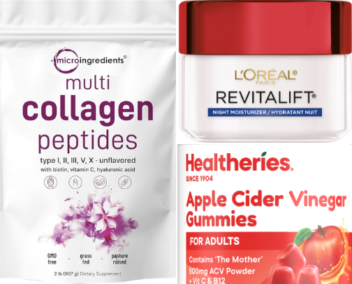Nutrition & wellness women over 40 cover photo collage