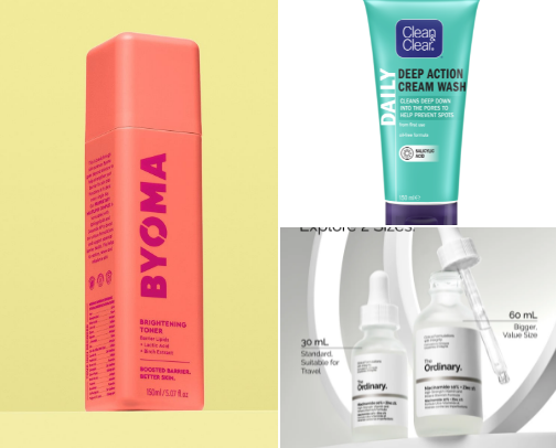 Best skincare products!! cover photo collage