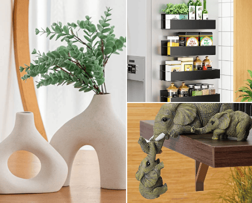 Amazon products for home decore cover photo collage