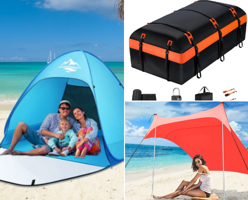 Travel must haves for families cover photo collage