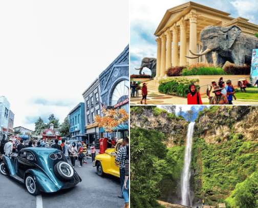 Tourist attractions in Batu City, Indonesia cover photo collage