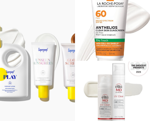 🥇 Best Sunscreen for Everyday Wear cover photo collage