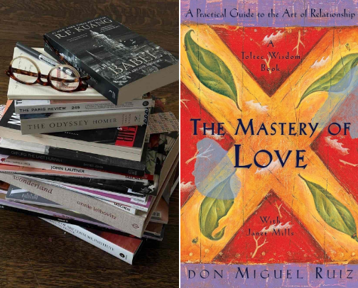 top 20 book recommendations for manifesting your dream life ⭐️🫧 cover photo collage