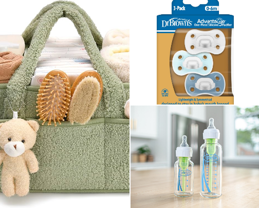 Essential baby items for your registry! cover photo collage