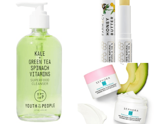 Skincare for dry, sensitive skin ✨ cover photo collage