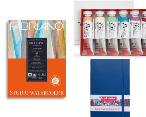 Favorite Art Supplies cover photo collage