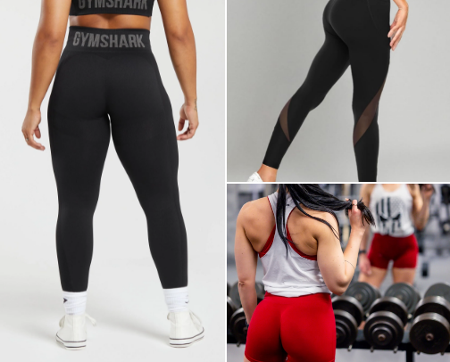 Women workout Clohtning cover photo collage