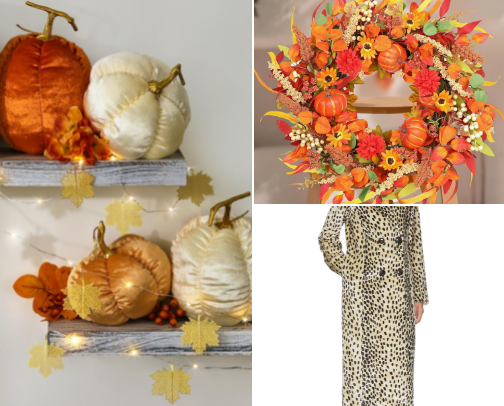 FALL COZY LIVING, HOME DECOR AND WARDROBE IDEAS cover photo collage
